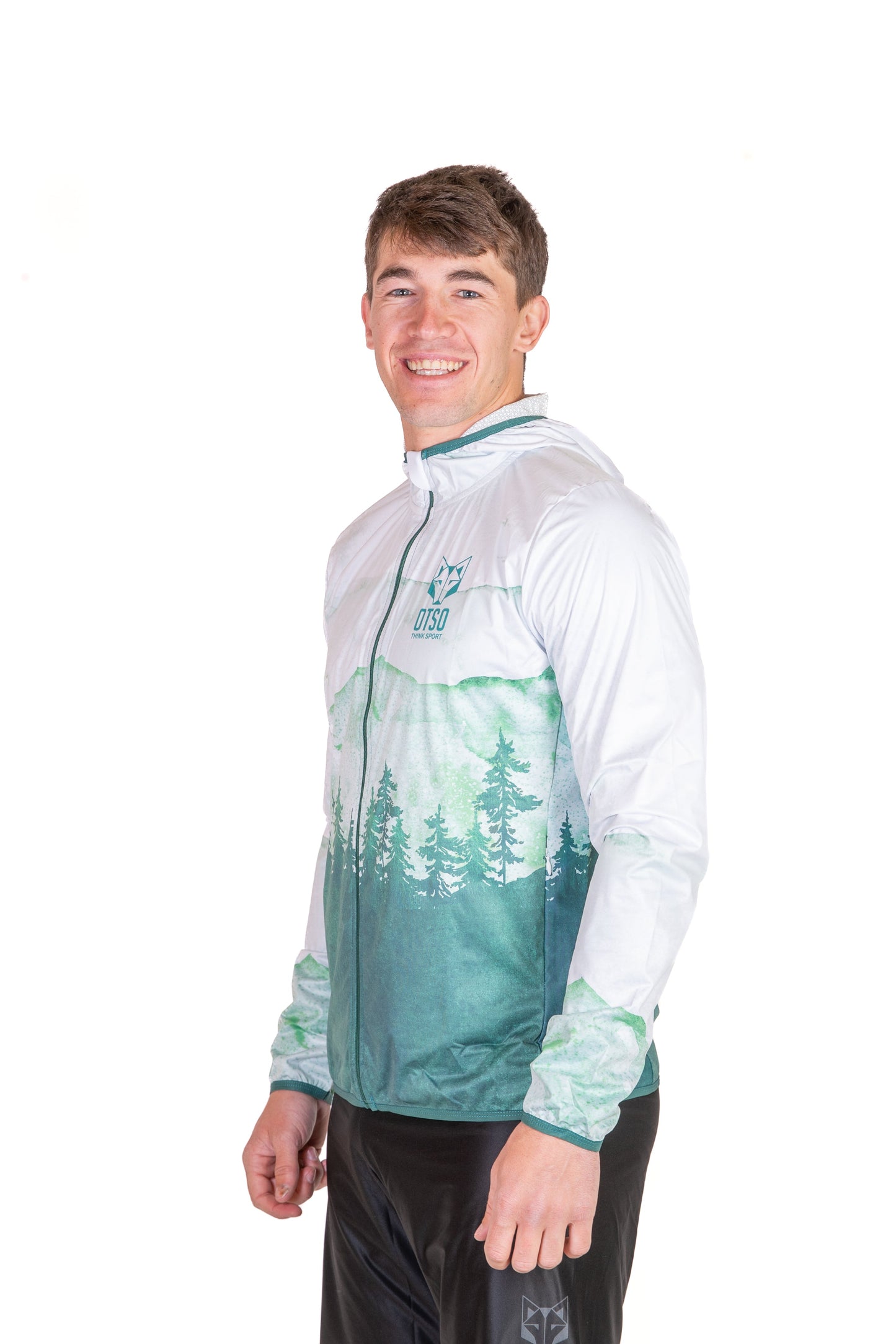 Veste running Unisex - Green Forest