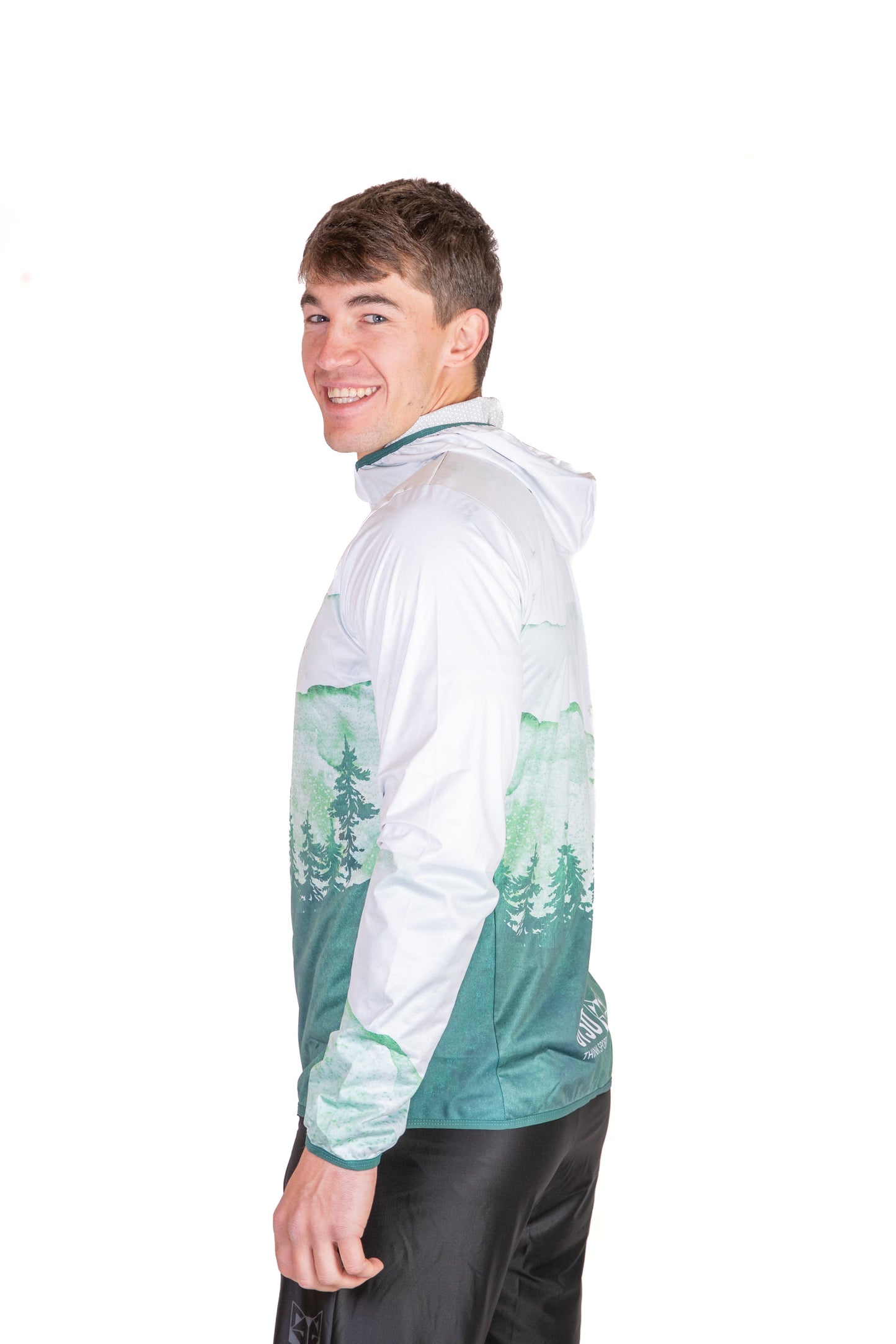 Veste running Unisex - Green Forest