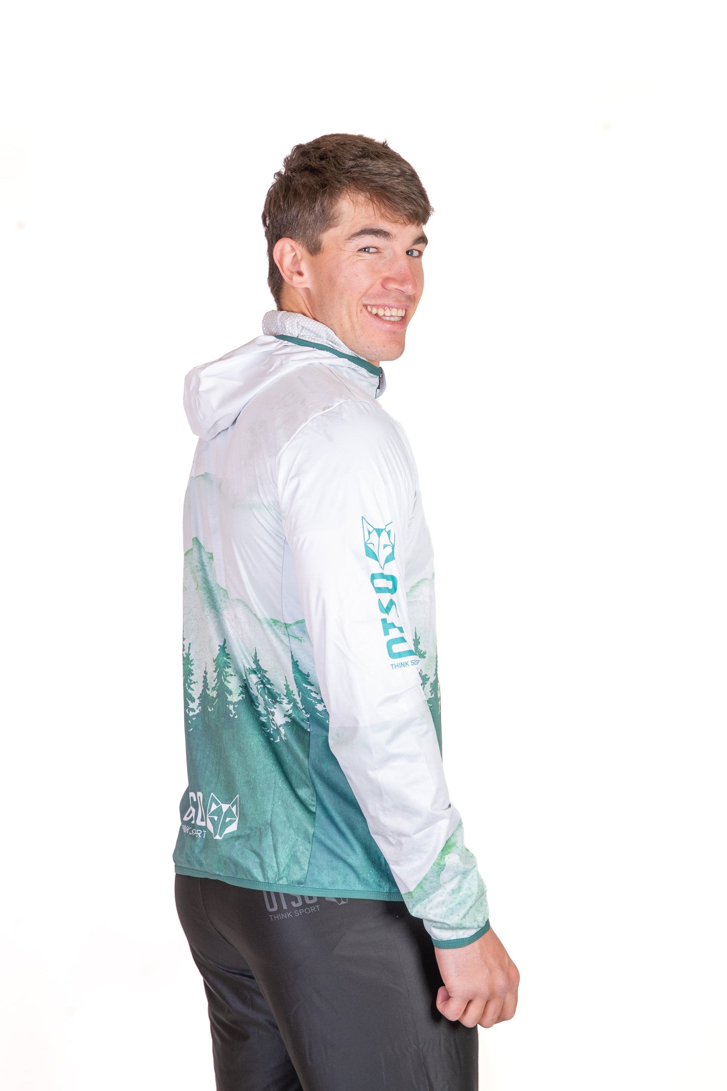 Veste running Unisex - Green Forest