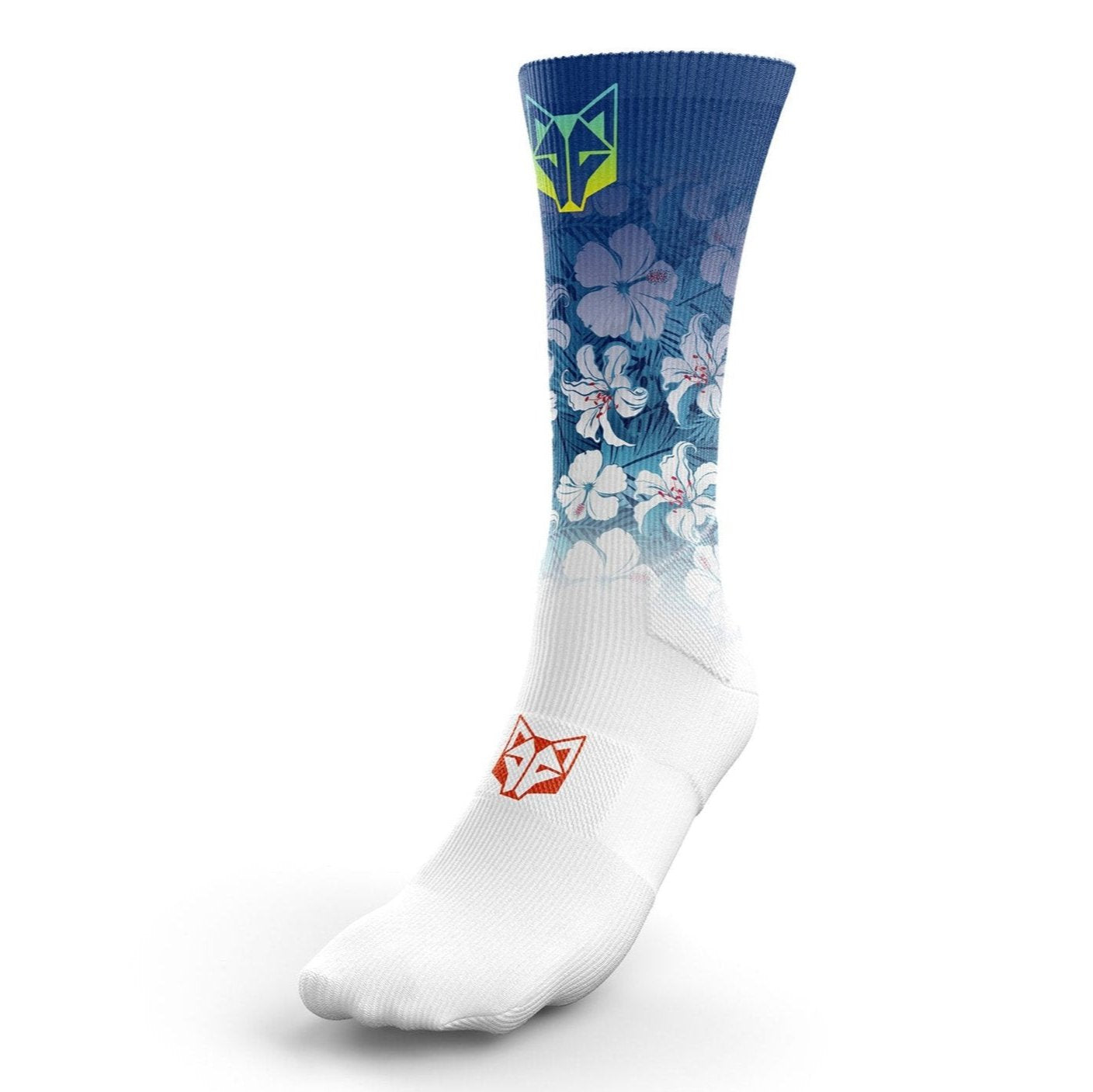 Chaussettes sublimées - Swim Bike Run Flower