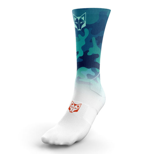 Chaussettes sublimées - Camo Blue