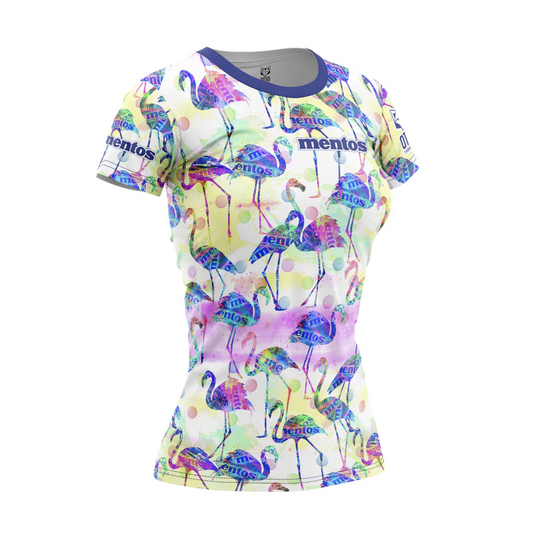 Damen-T-Shirt mit kurzen Ärmeln - Mentos Flamengos (Ausverkauf)