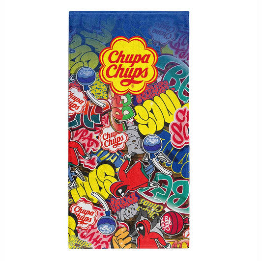 Asciugamano in microfibra - Chupa Chups Graffiti