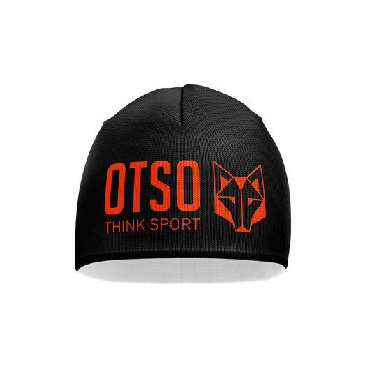 Hat - Black & Bright Orange