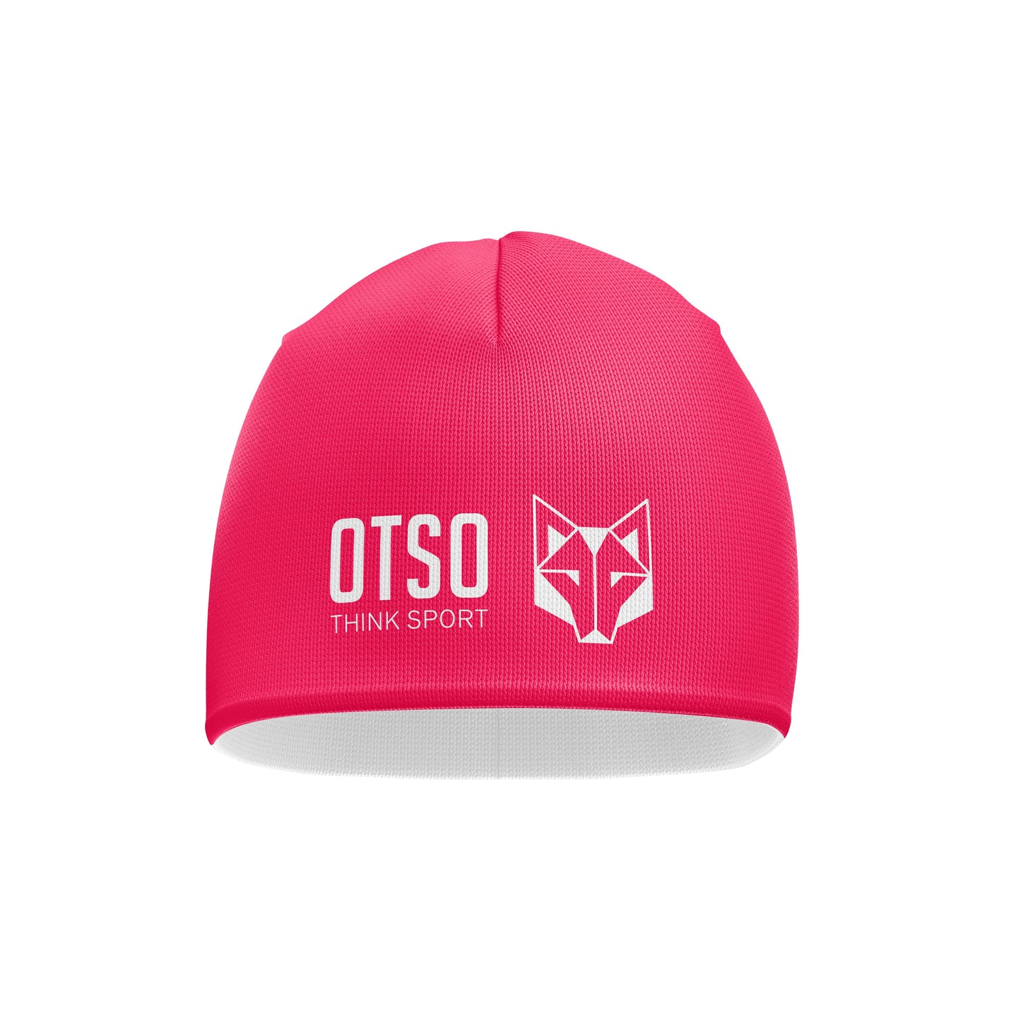 Hat - Bright Pink & White