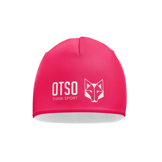 Hat - Bright Pink & White