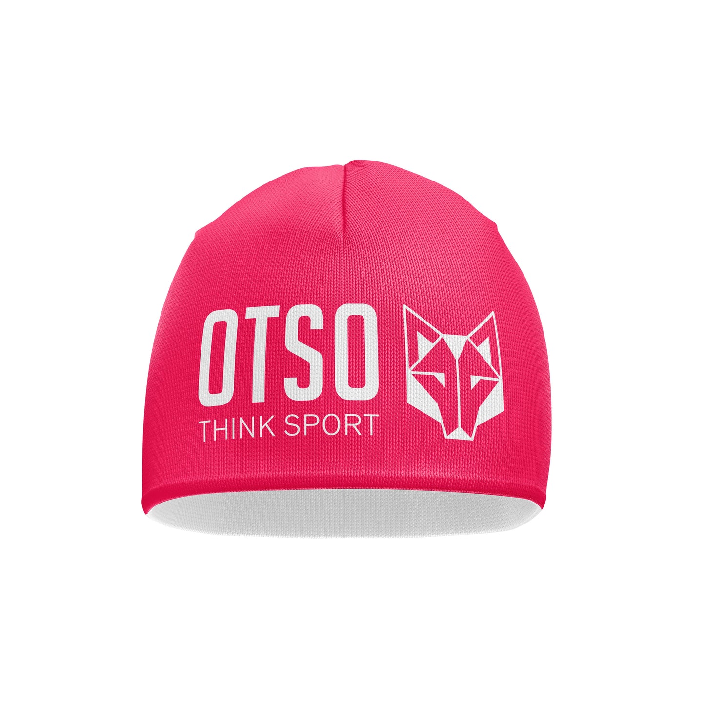 Hat - Bright Pink & White