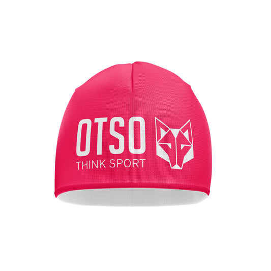 Hat - Bright Pink & White