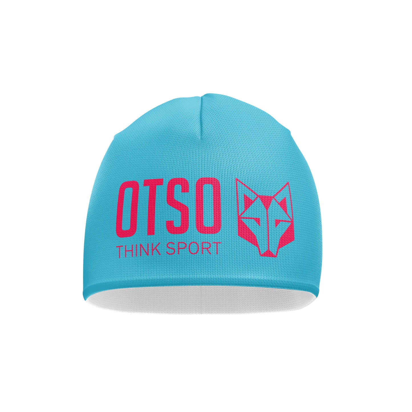 Cuffia - Azzurro Chiaro e Rosa Fluorescente