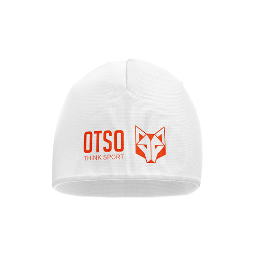 Cuffia - Bianco e Arancione Fluorescente