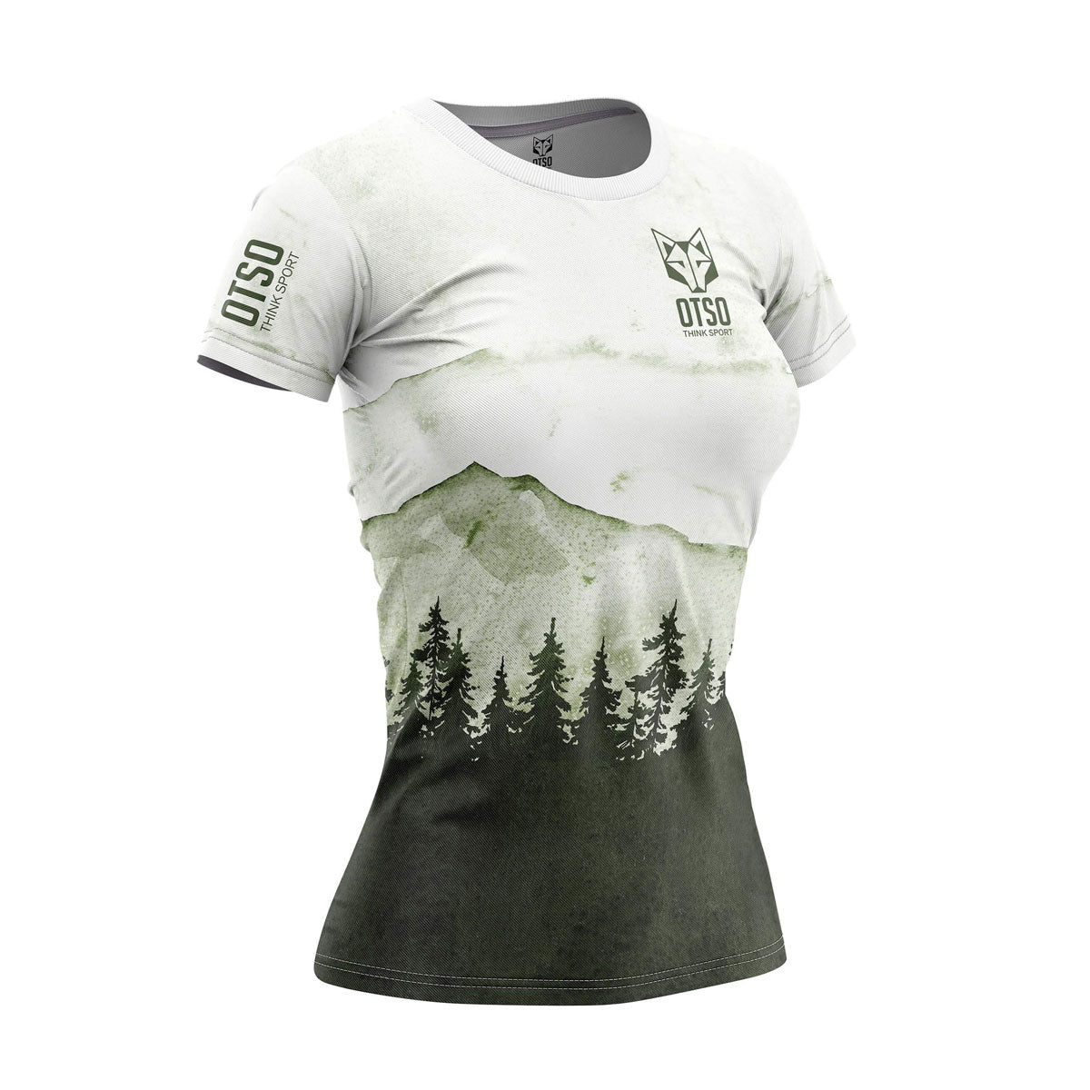 T-shirt Femme manches courtes - Green Forest