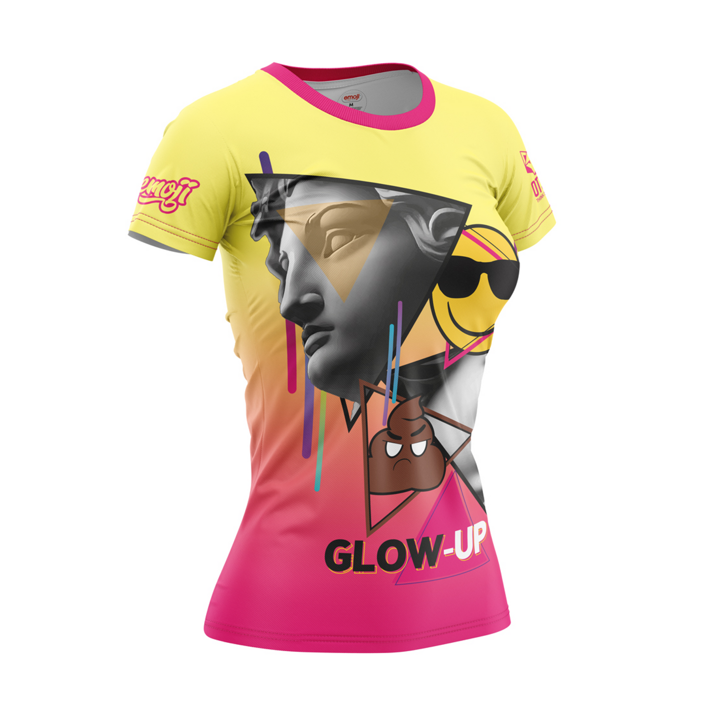 T-Shirt Femme - Emoji Glow-Up