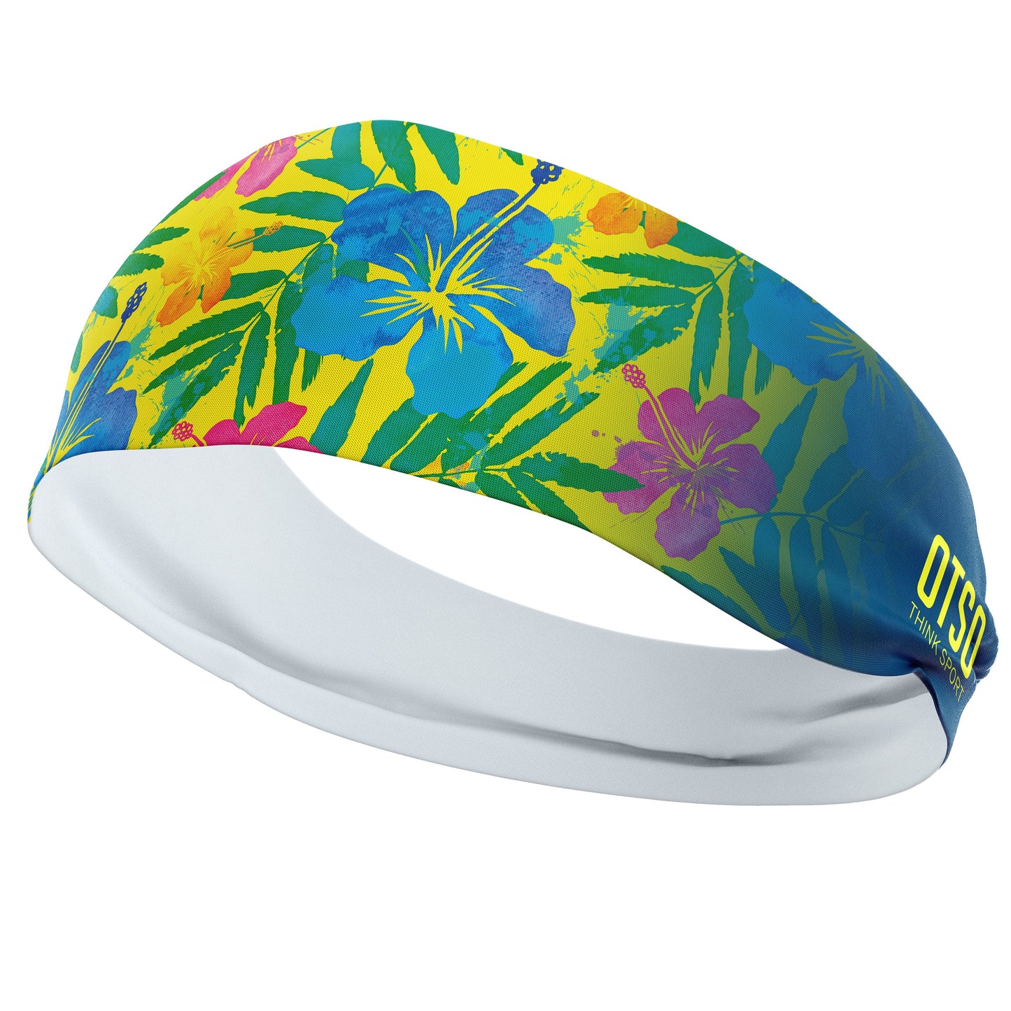 Headband - Flower Pattern Blue