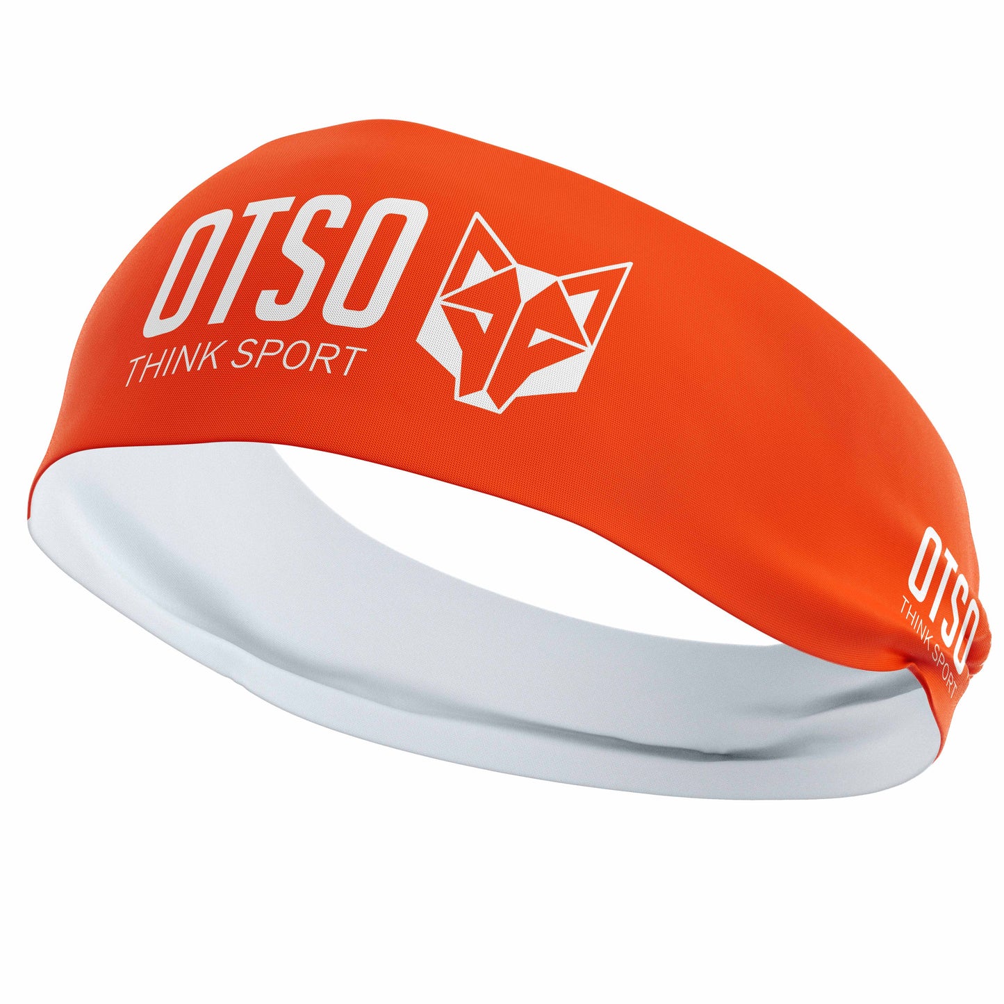 Headband - OTSO Sport Bright Orange / White