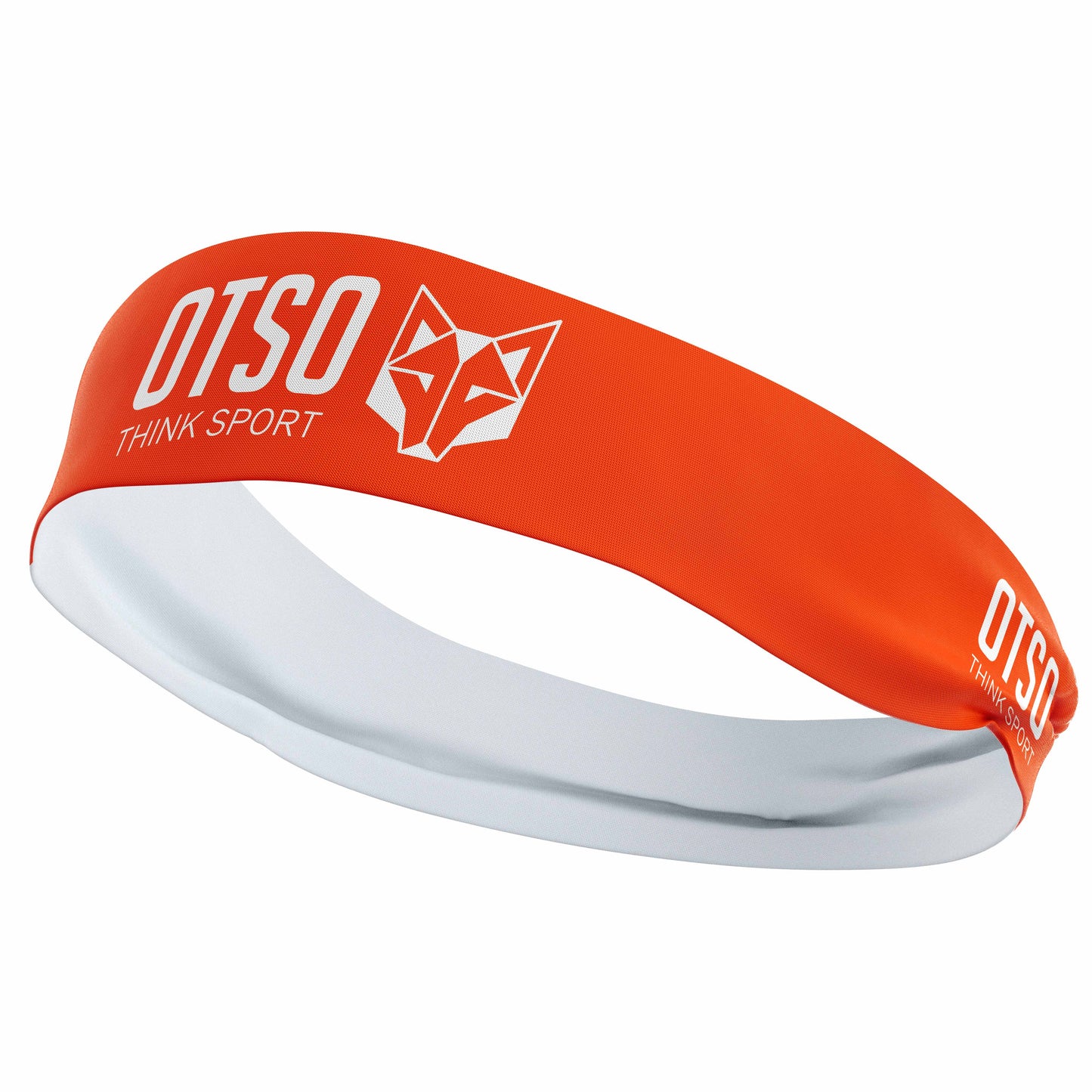 Headband - OTSO Sport Bright Orange / White