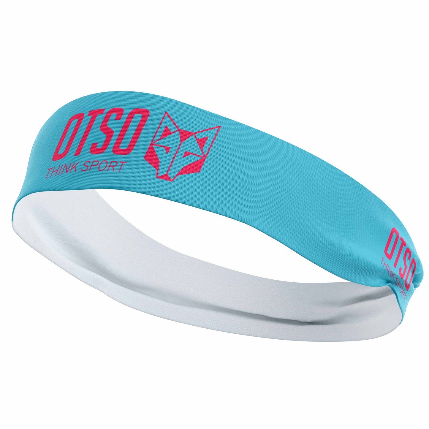 Headband - OTSO Sport Light Blue / Fluorescent Pink