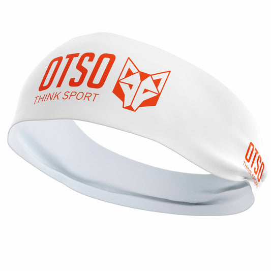 Headband - OTSO Sport White / Bright Orange
