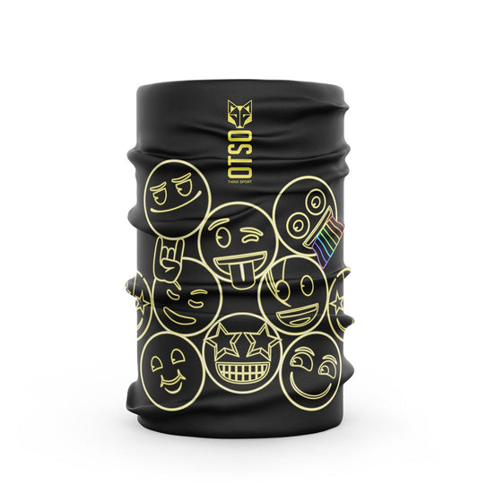 Collana a girocollo - Faccine al neon Emoji