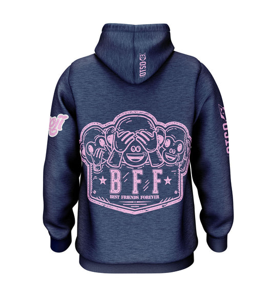 Sweatshirt with hood - Emoji Love First