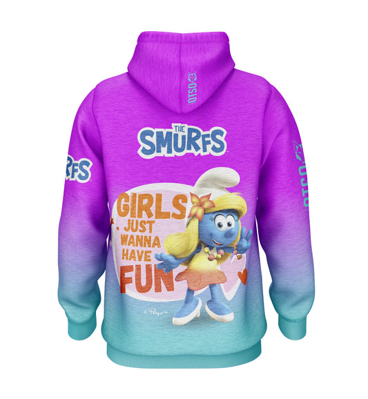 Hooded Sweatshirt - Smurf Have Fun