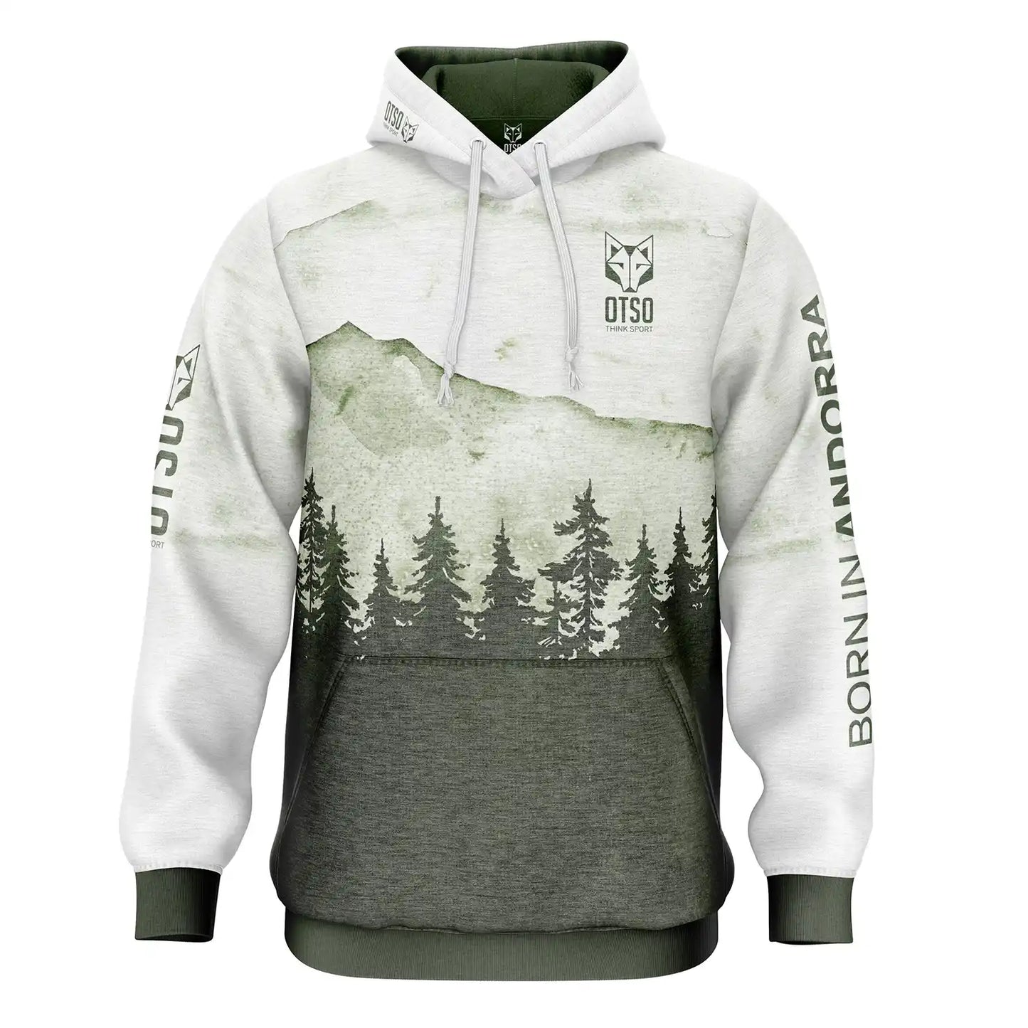 Kapuzensweatshirt - Grüner Wald