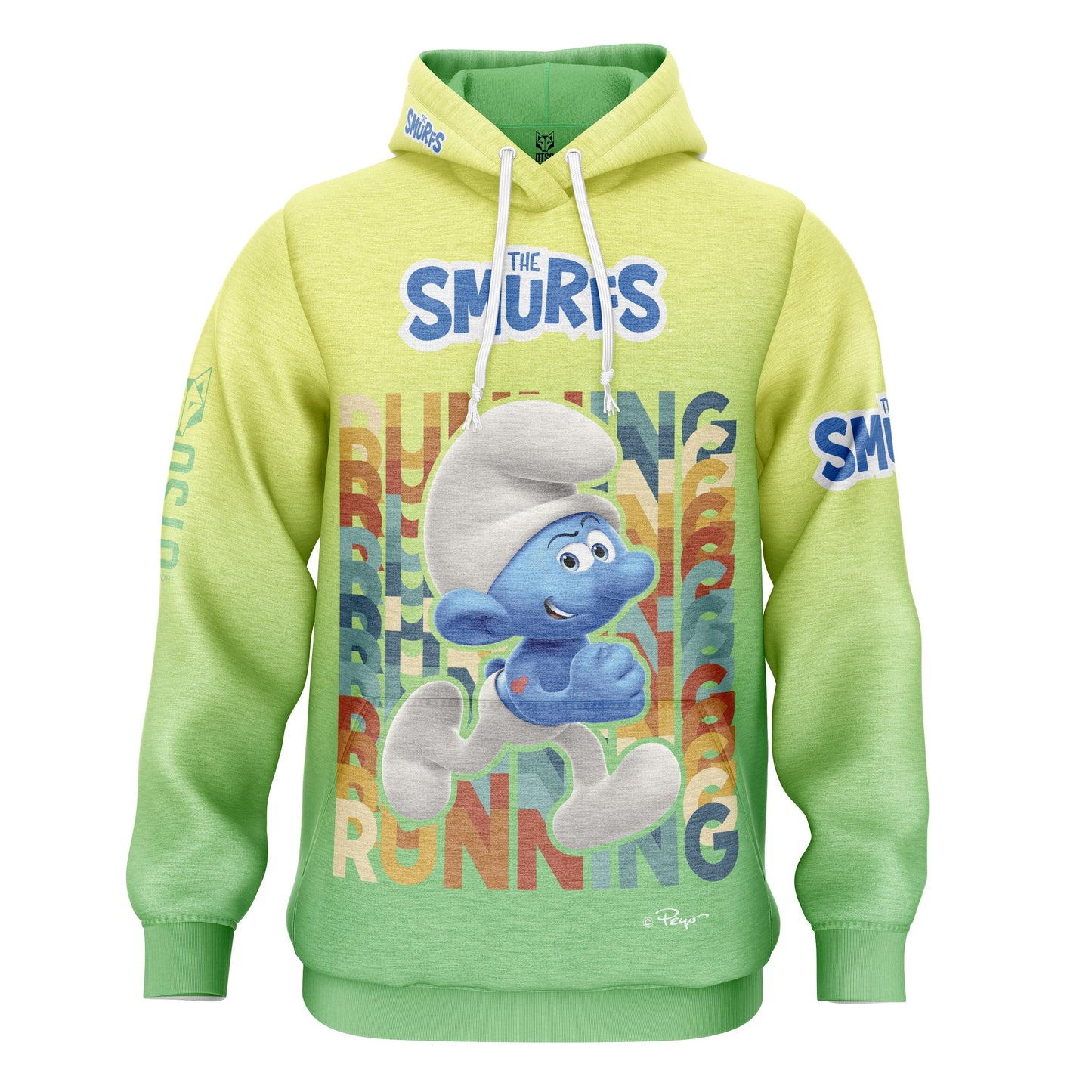 Sweat à capuche - Smurf Running