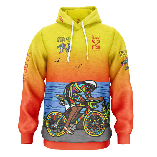 Sweat à capuche - Time to tri Man Bike