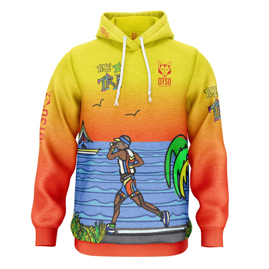 Sweat à capuche - Time to tri Man Run
