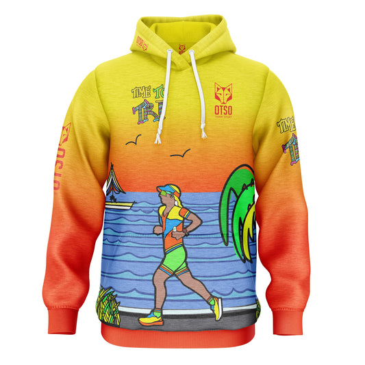Sweat à capuche - Time to tri Woman Run