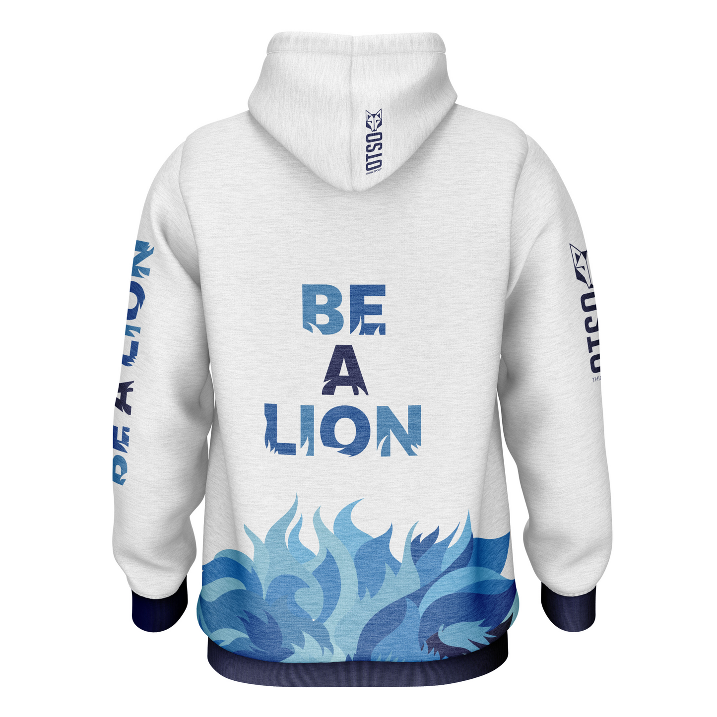 Sweat à capuche - Be A Lion Blue