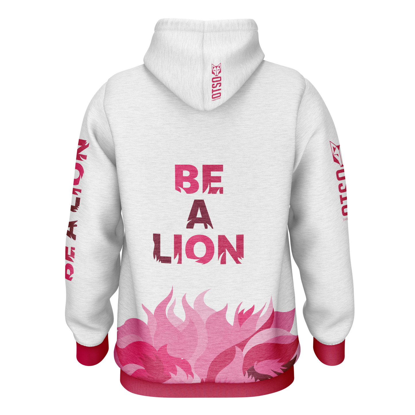 Sweat à capuche - Be A Lion Pink