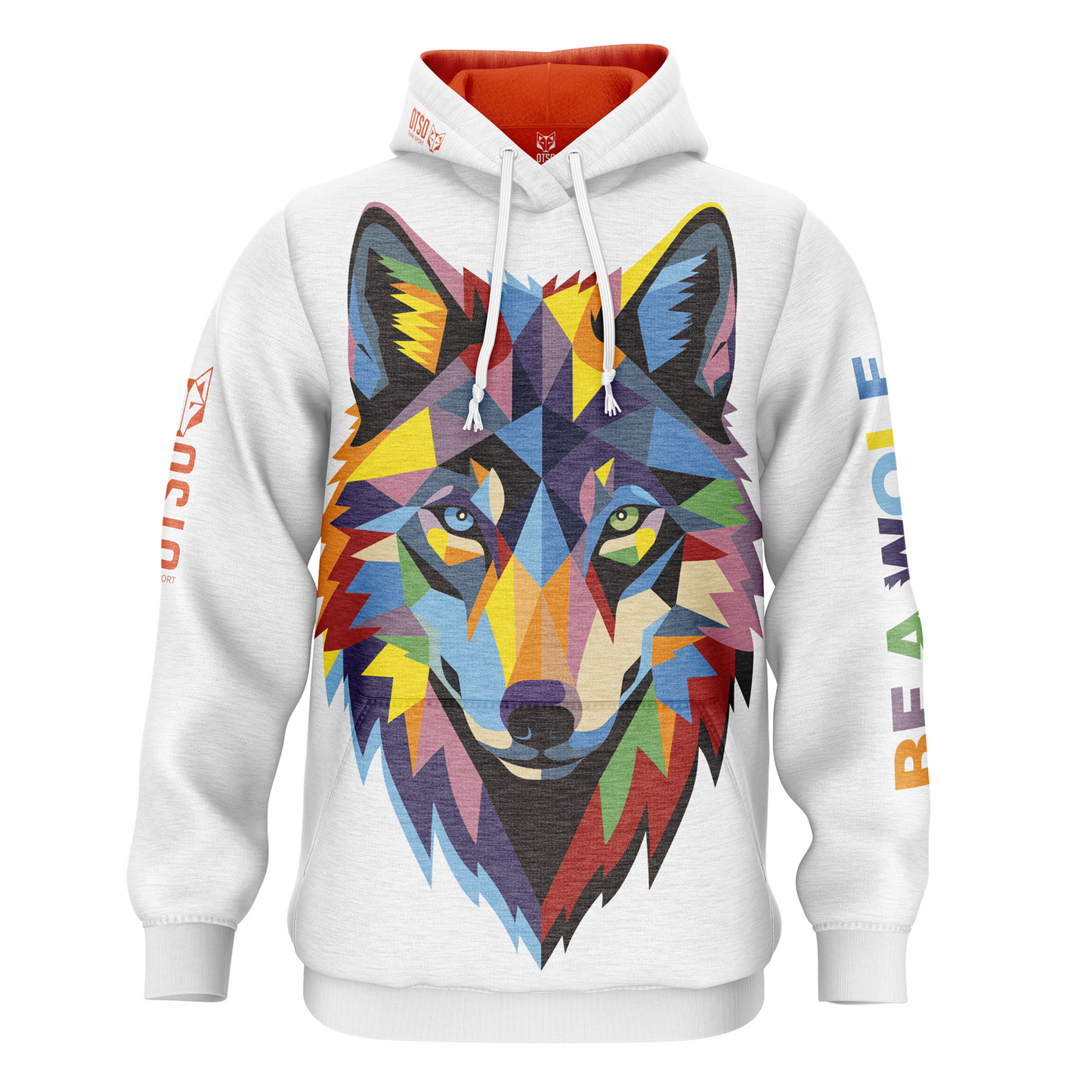Kapuzenshirt - Sei ein Wolf