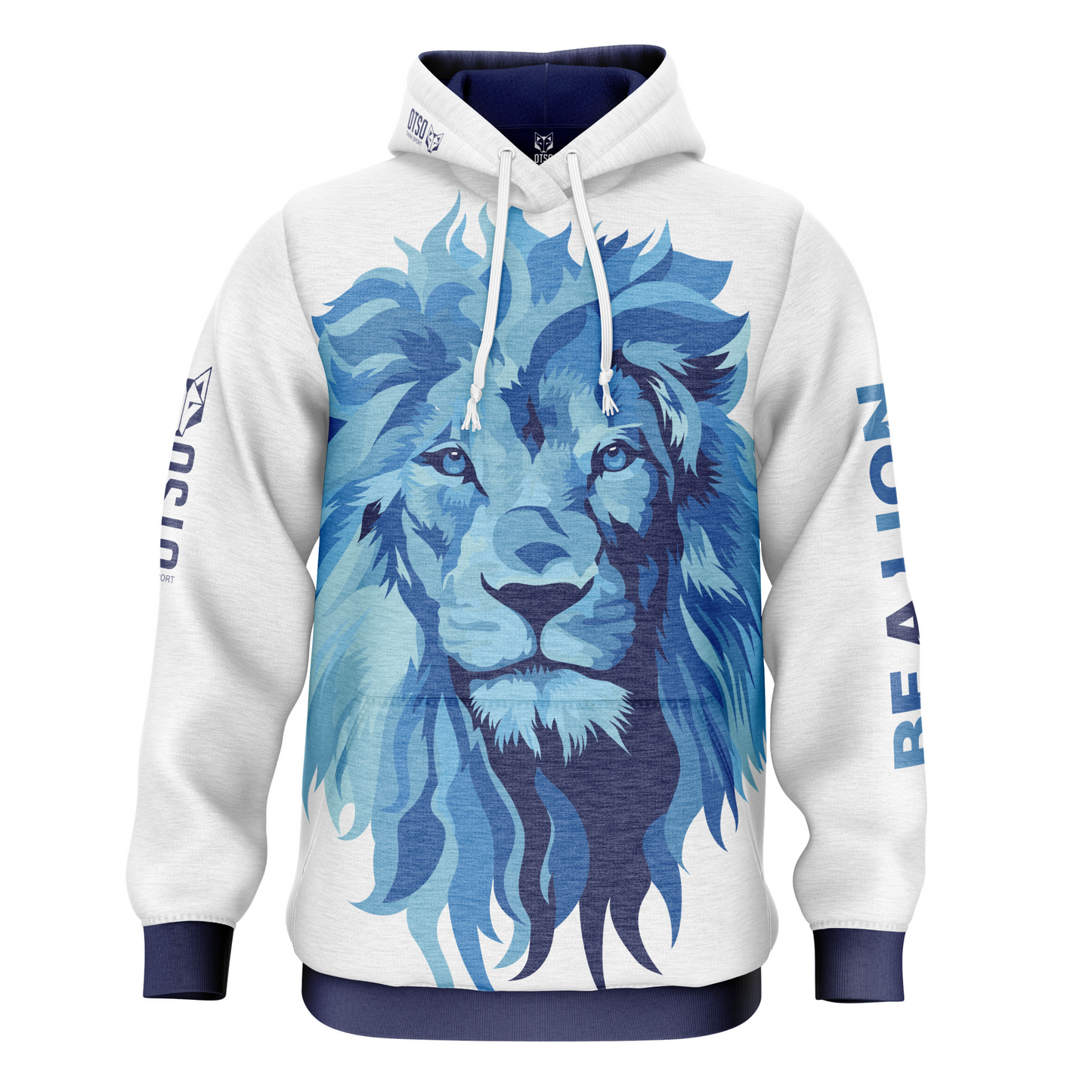 Sweat à capuche - Be A Lion Blue