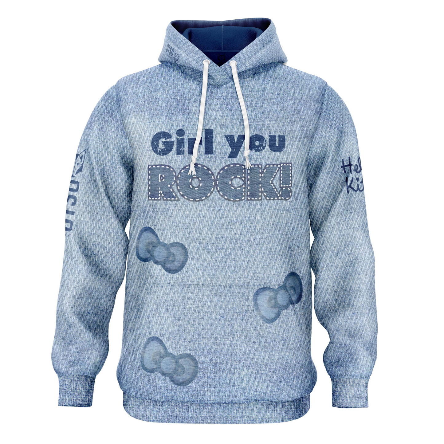 Sweat à capuche - Hello Kitty Denim