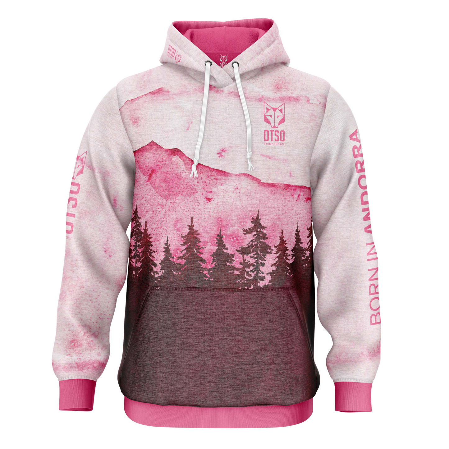Sweat à capuche - Pink Forest