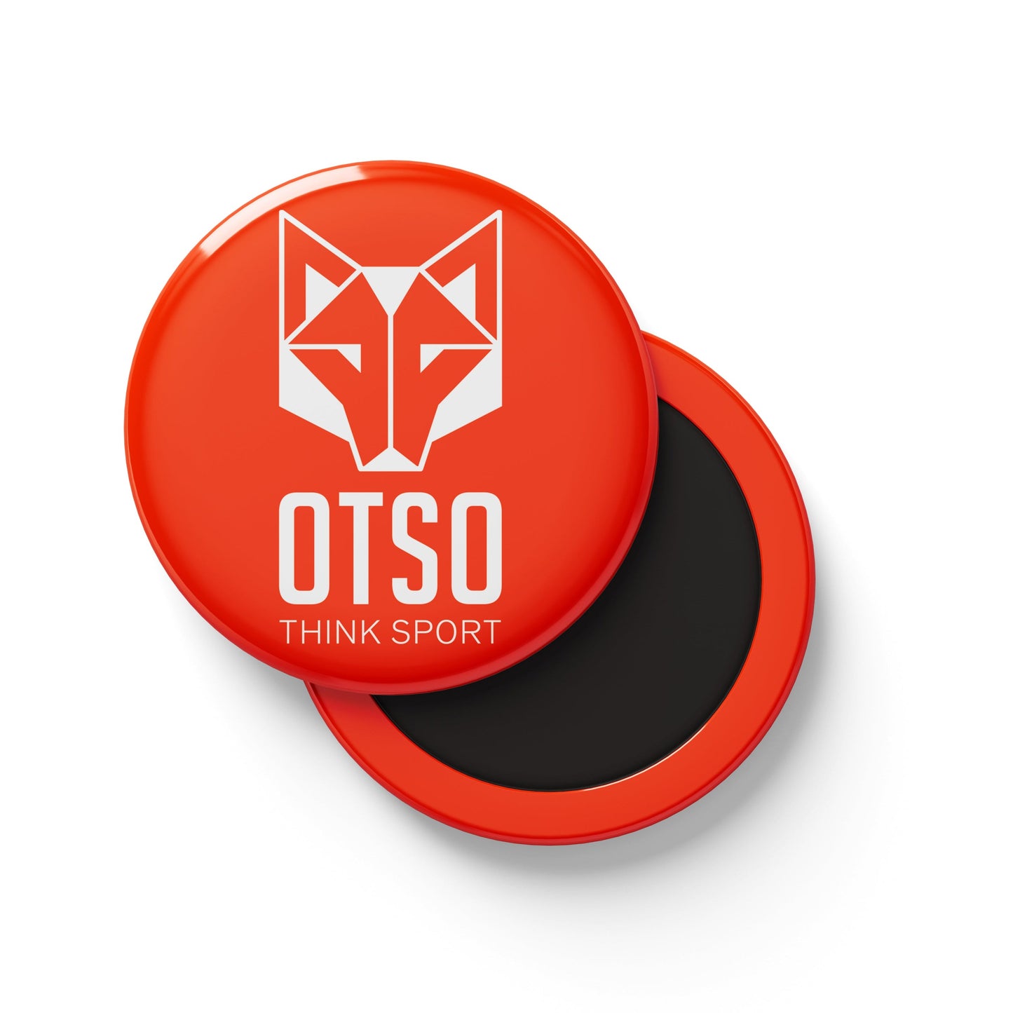 Bib number magnets - Orange & White