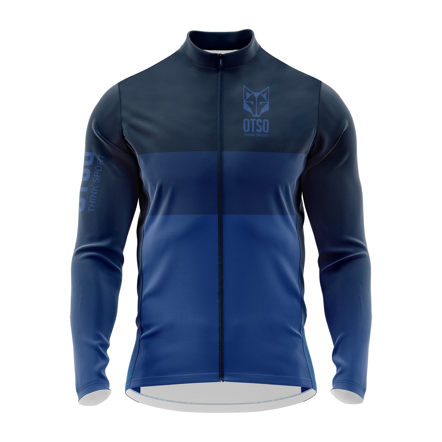 Maillot vélo manches longues hiver Homme - Midnightblue