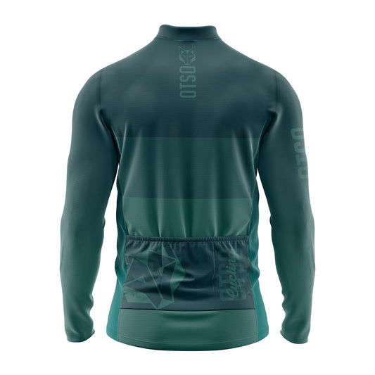 Maglia da ciclismo a maniche lunghe invernale Uomo - Greenforest