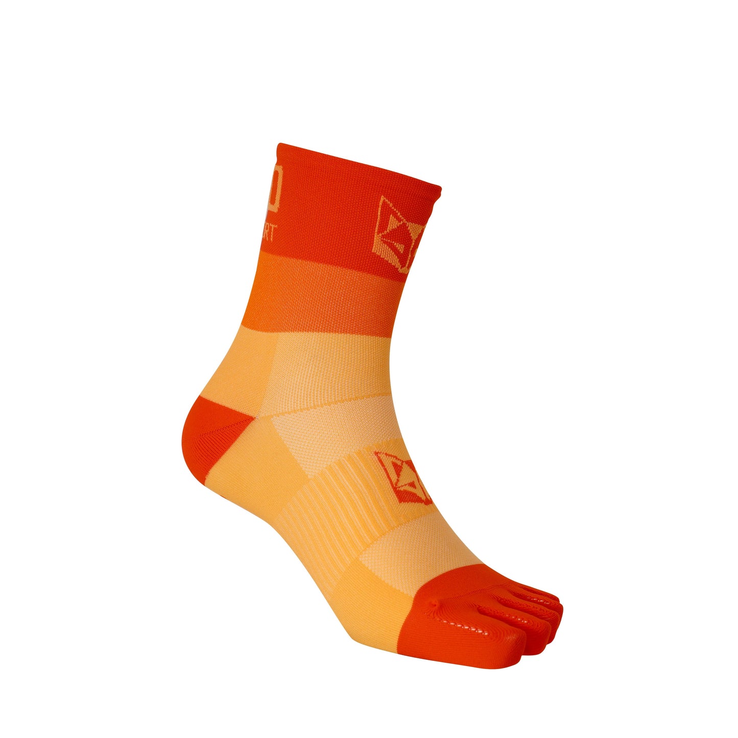 Fünf-Zehen-Socken - Orange