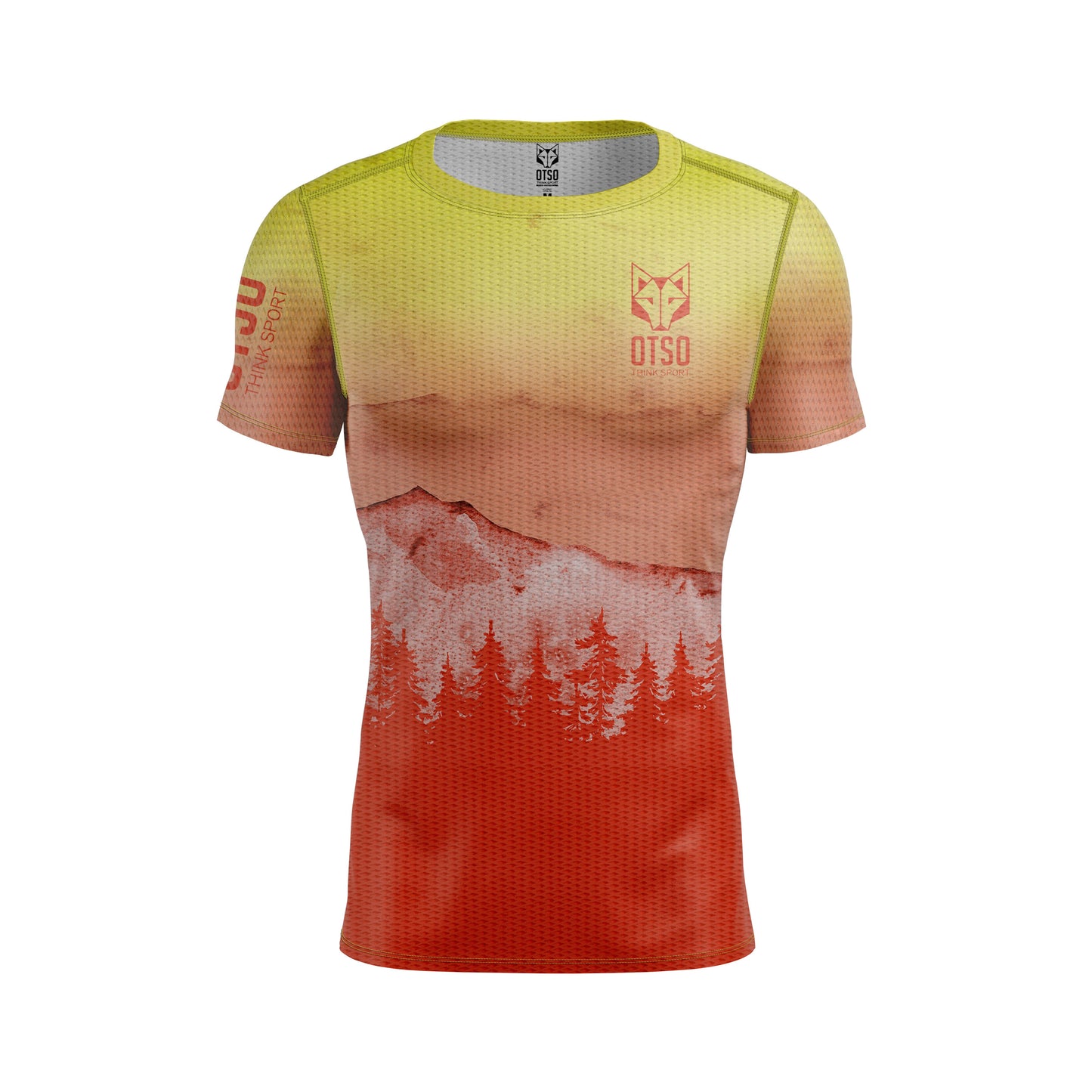 T-Shirt Homme - Orange Forest