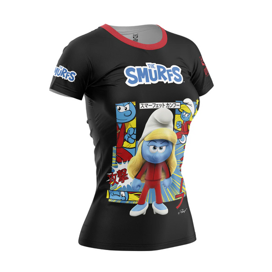 T-shirt Femme manches courtes - Smurfs Manga Black (Outlet)