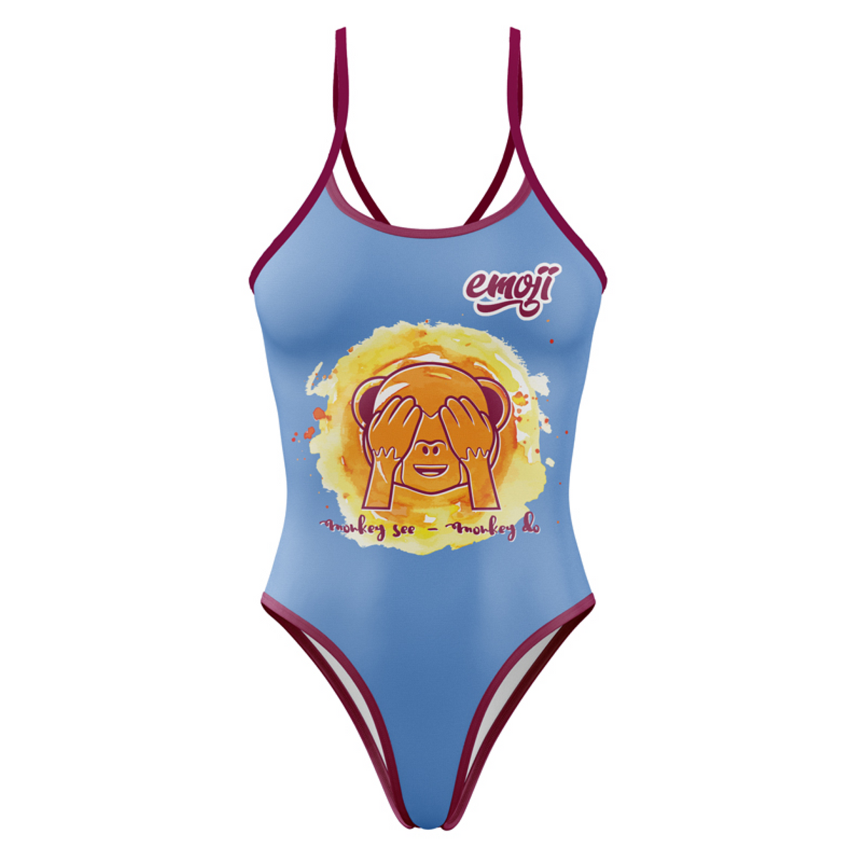 Maglia Donna - Scimmia Emoji Vedi