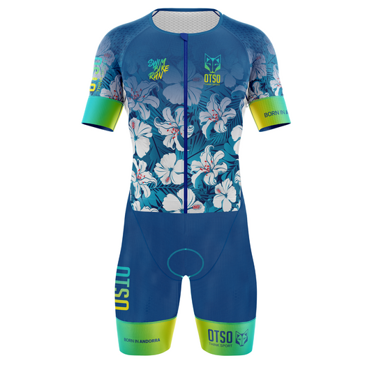 Trifonction Homme - Swim Bike Run Flower