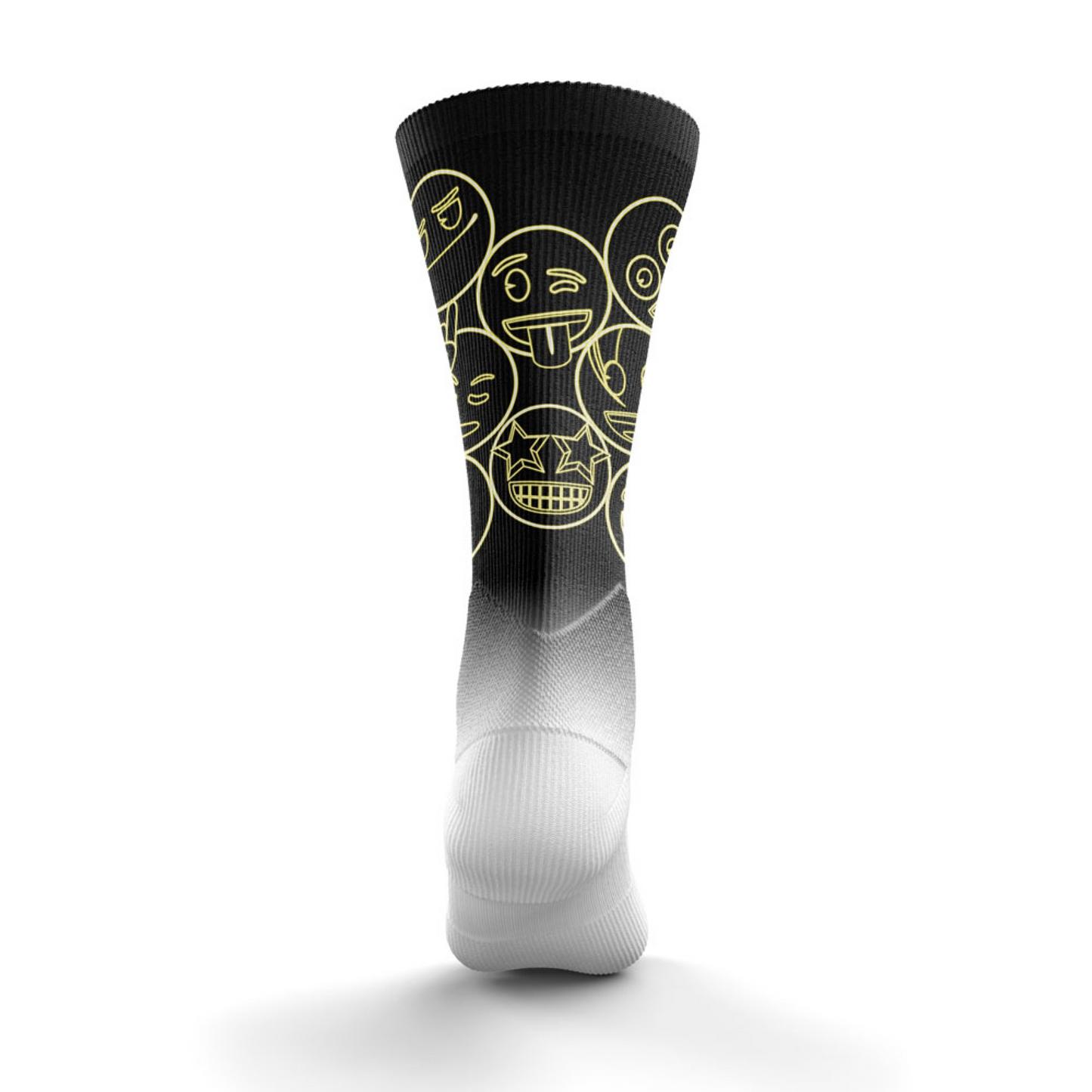 Chaussettes sublimées - Emoji Neon Faces