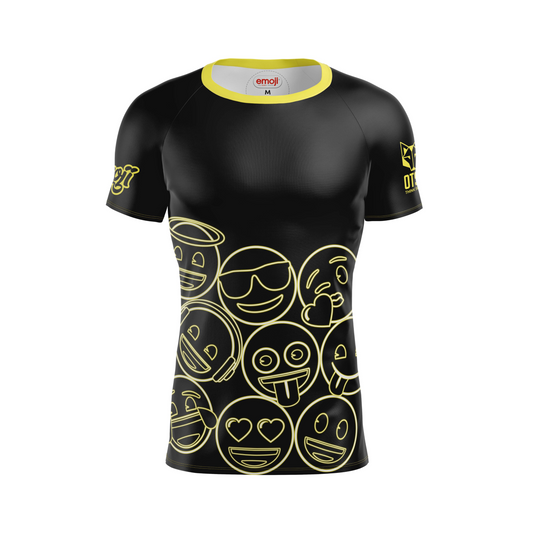 T-Shirt Homme - Emoji Neon Faces