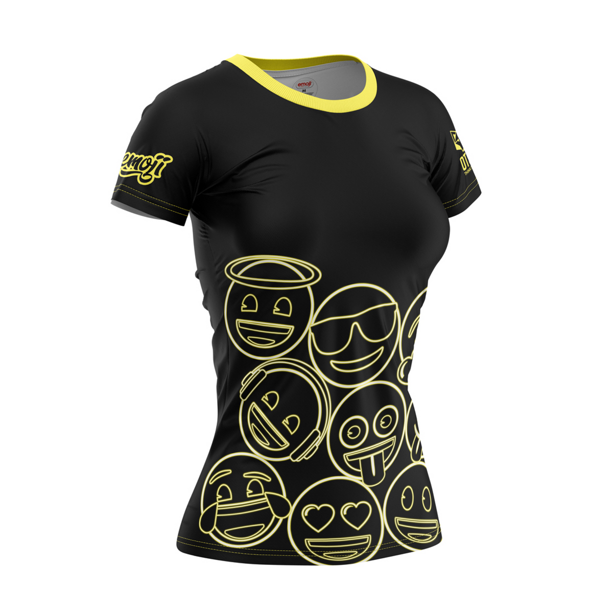 Women's Shirt - Neon Face Symbols