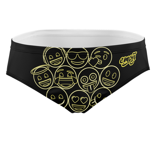 Slip de bain - Emoji Neon Faces