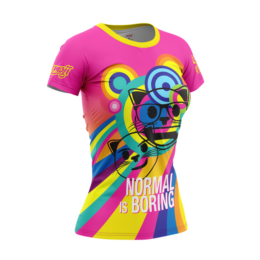 T-Shirt Femme - Emoji Normal Is Boring