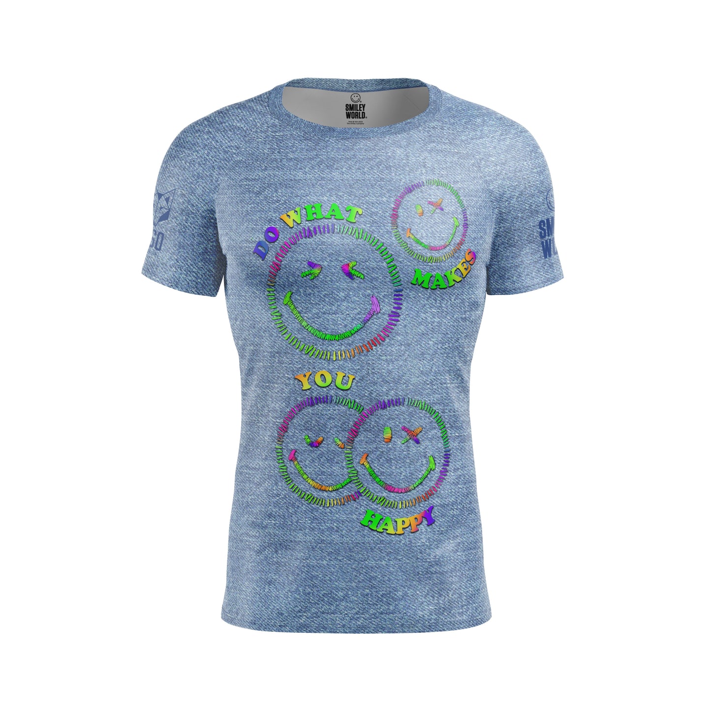 Men's short-sleeve shirt - SmileyWorld Happy (Clearance)