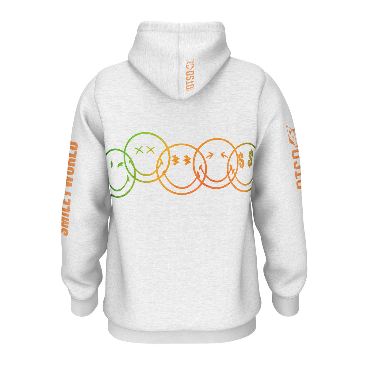 Sweatshirt with Hood - Smiley Believe
